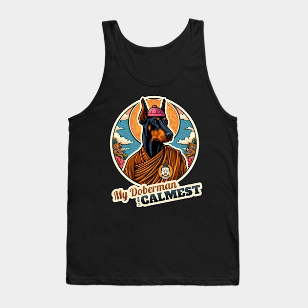 Doberman Zen Tank Top by k9-tee